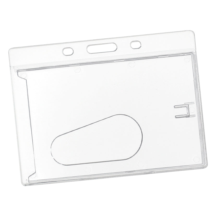Porta credencial Acrilico Horizontal