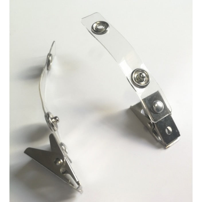 Clip Porta-credencial con Huincha Plástica