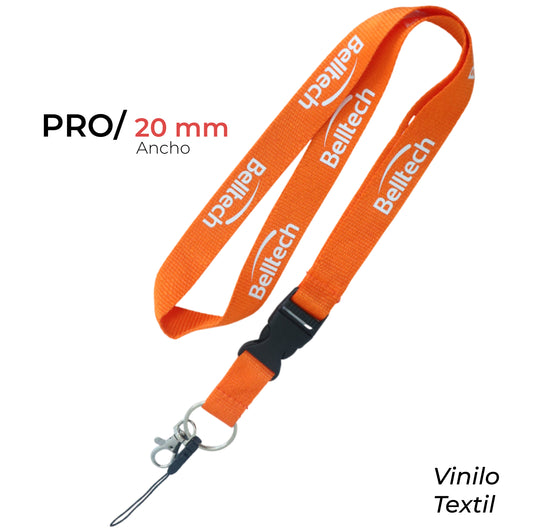 LANYARD  ESTAMPADO PRO 20mm  (desde 30 unidades)