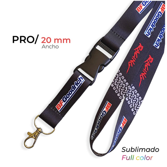 LANYARD SUBLIMADO PRO 20mm (desde 50 unidades)