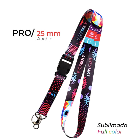 LANYARD SUBLIMADO PRO 25mm