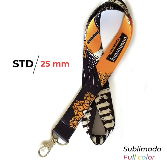 LANYARD SUBLIMADO STD 25mm
