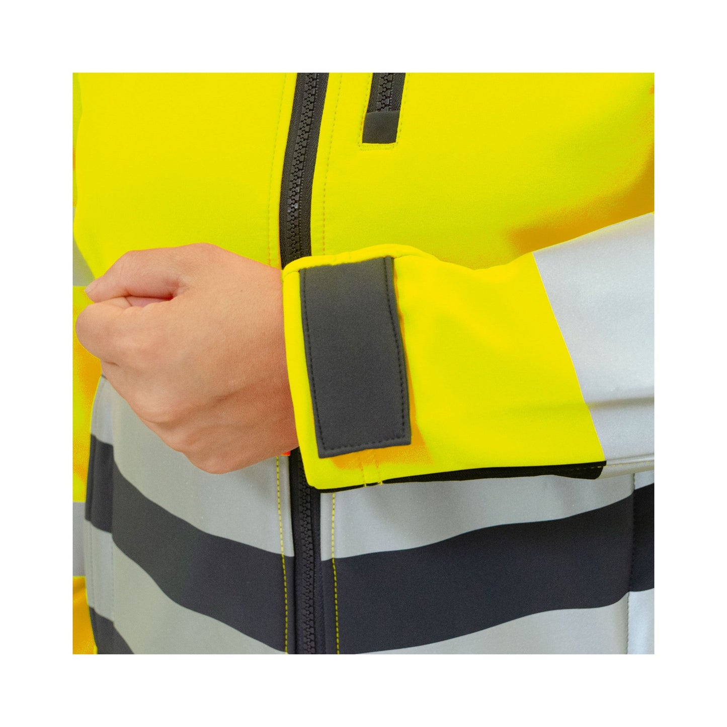 Chaqueta Softshell HI-VIS Clase 2 Hombre
