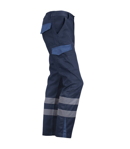 Pantalón Cargo Gabardina Bi-Color Con Cinta Hombre