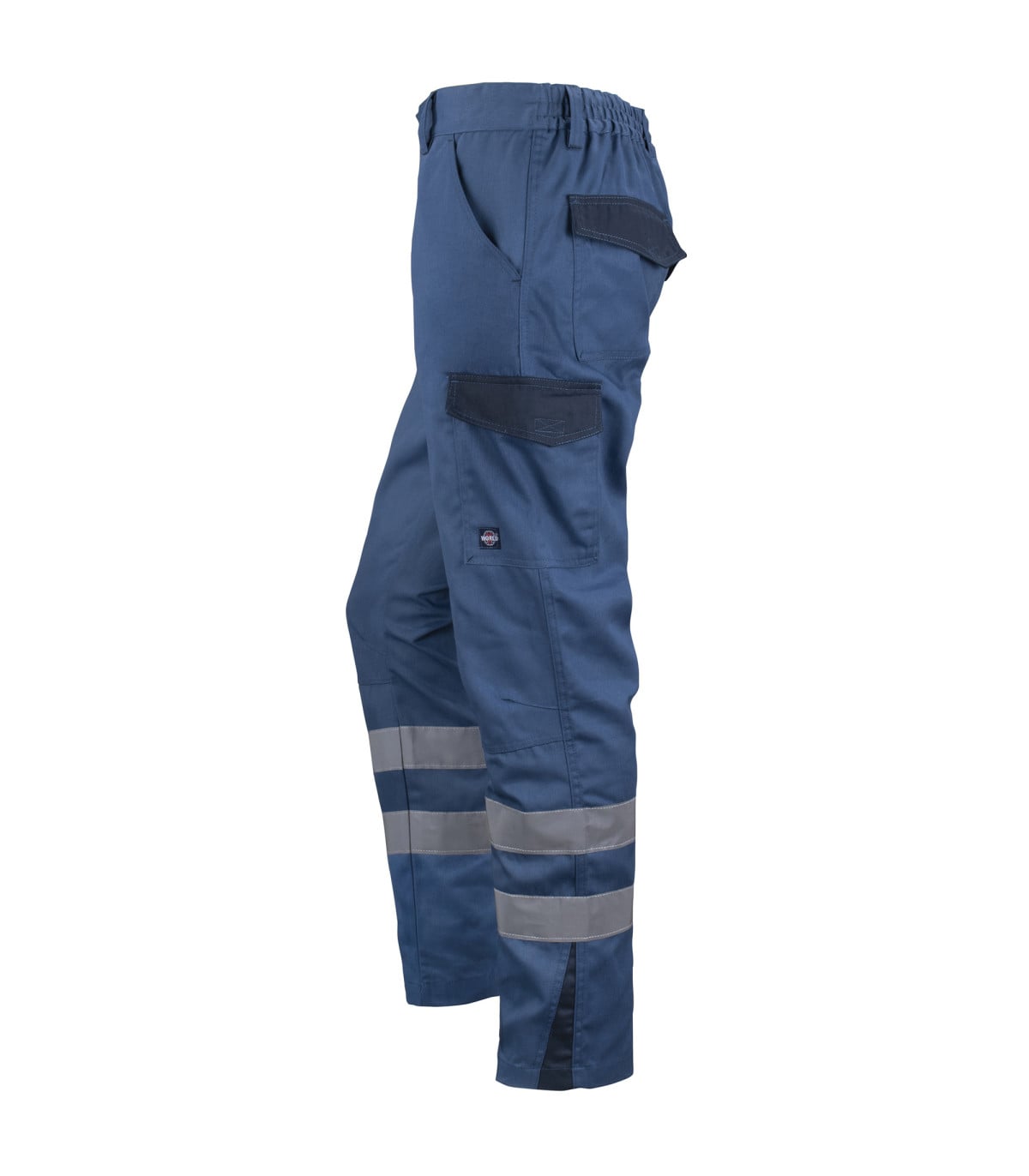 Pantalón Cargo Gabardina Bi-Color Con Cinta Hombre