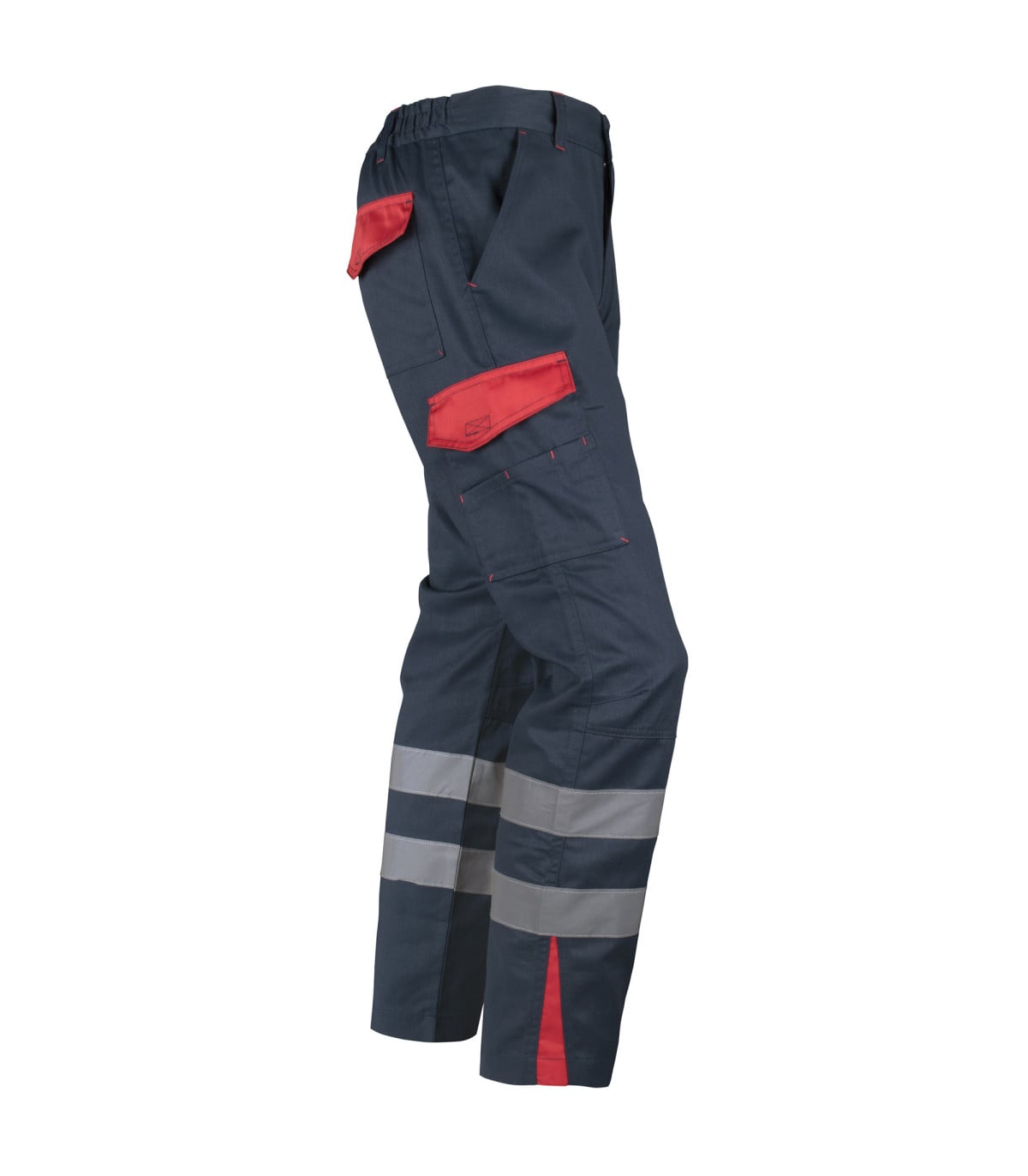Pantalón Cargo Gabardina Bi-Color Con Cinta Hombre