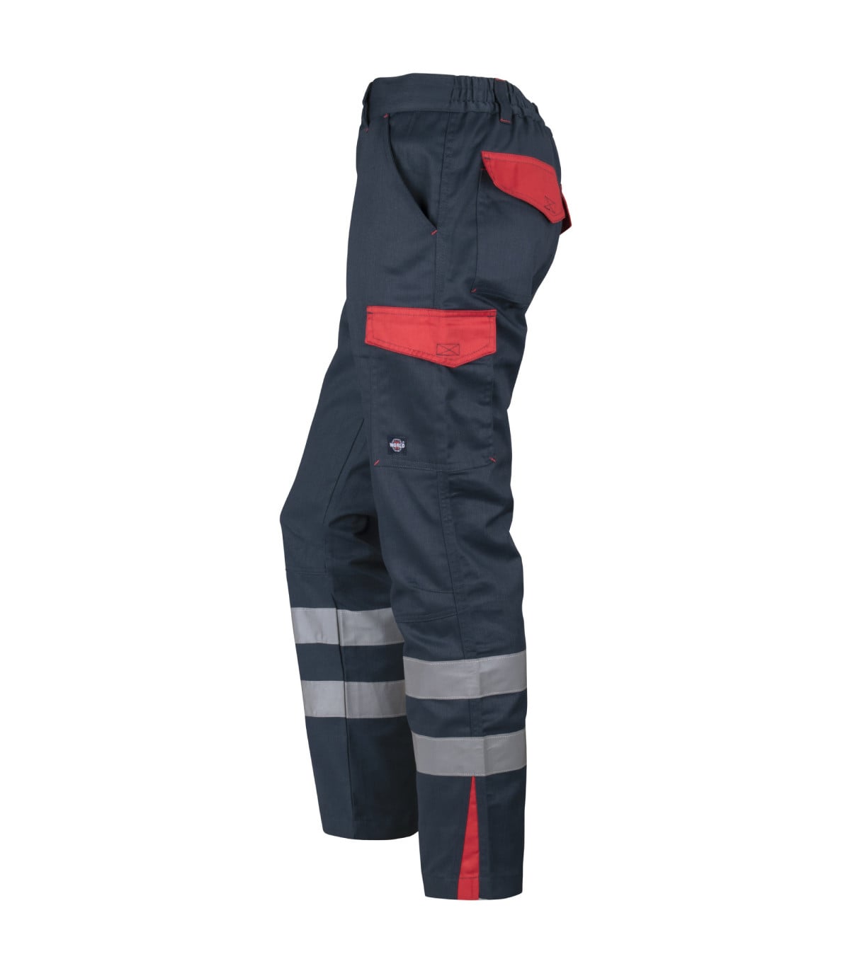 Pantalón Cargo Gabardina Bi-Color Con Cinta Hombre