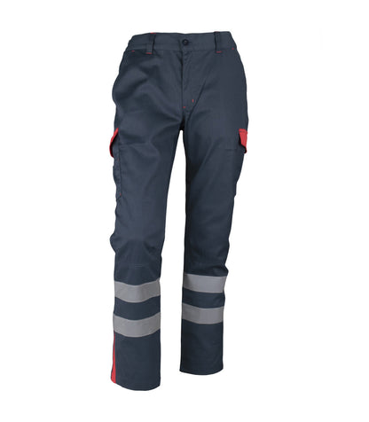 Pantalón Cargo Gabardina Bi-Color Con Cinta Hombre
