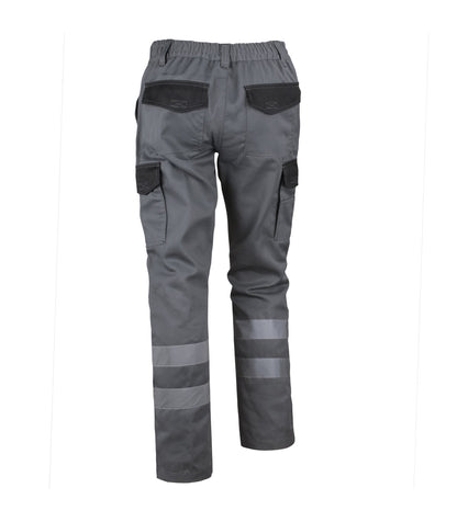 Pantalón Cargo Gabardina Bi-Color Con Cinta Hombre
