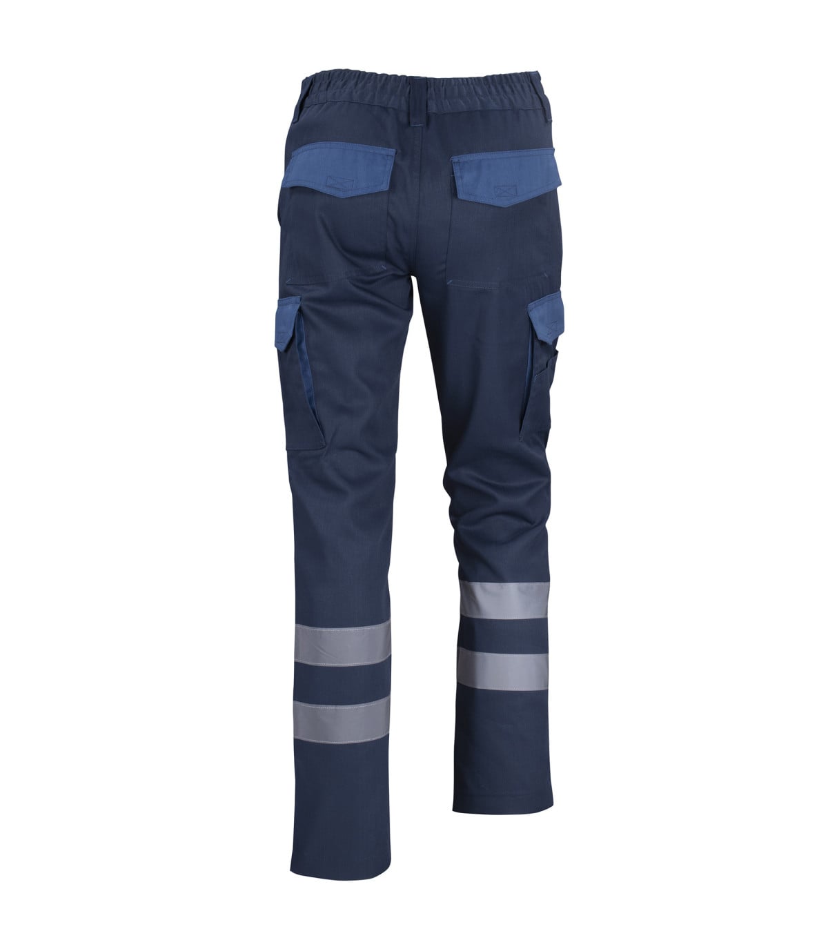 Pantalón Cargo Gabardina Bi-Color Con Cinta Hombre